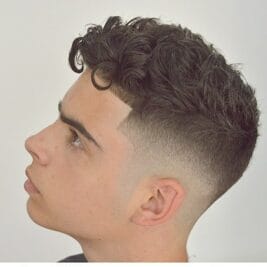 curly Line Up Haircuts 