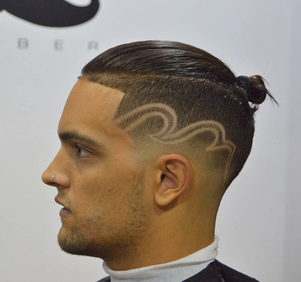 Shape Up Line Up Haircuts with Man Bun