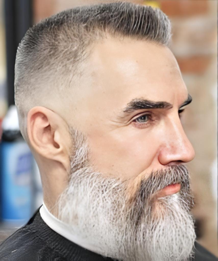 Attractive Hairstyle for Men Over 60 Years You Must Try 13 A Flattering Gaze man haircut over 60