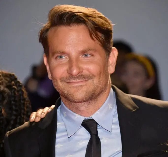 Bradley Cooper Gelled Side Sweep