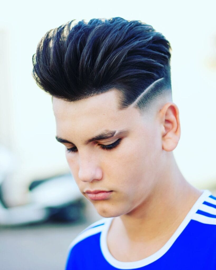 39 Pompadour Haircut Ideas for a Timeless, Trendy Look 37 Disconnected Pompadour Haircut