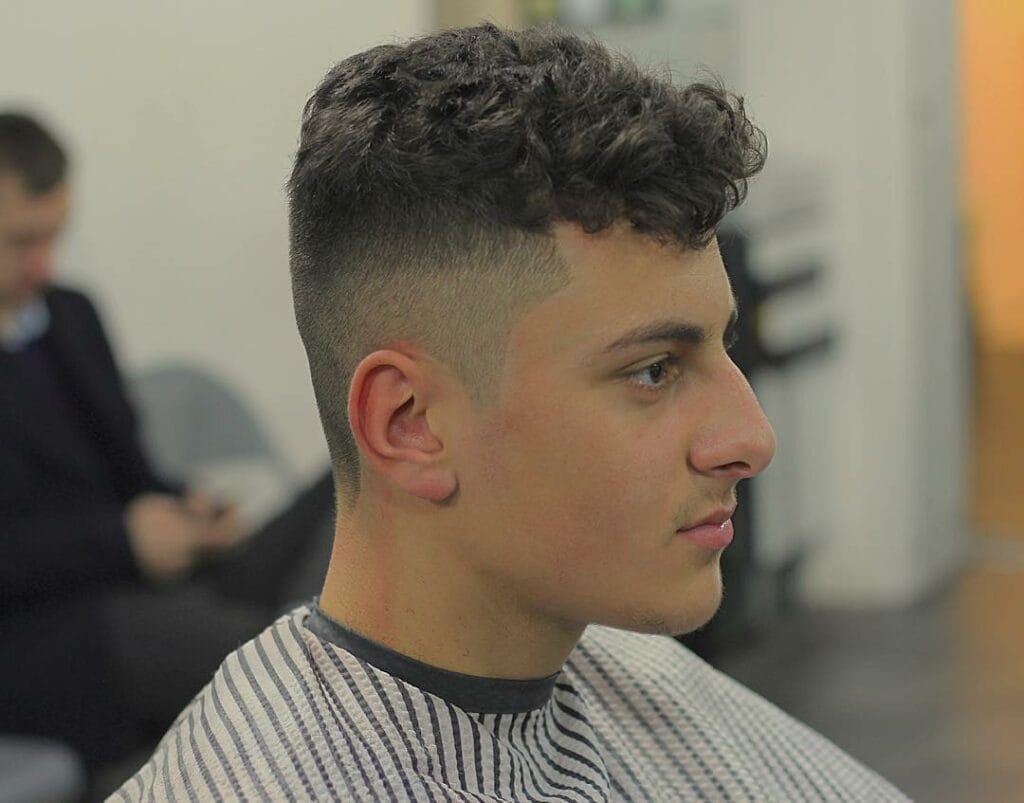 39 Pompadour Haircut Ideas for a Timeless, Trendy Look 9 Curly Pompadour Haircut