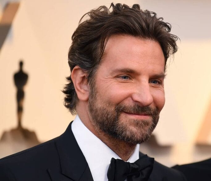 Bradley Cooper Bang with Texture hairstyle