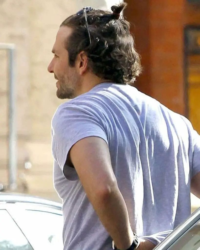 Bradley Cooper top knot Hairstyles 