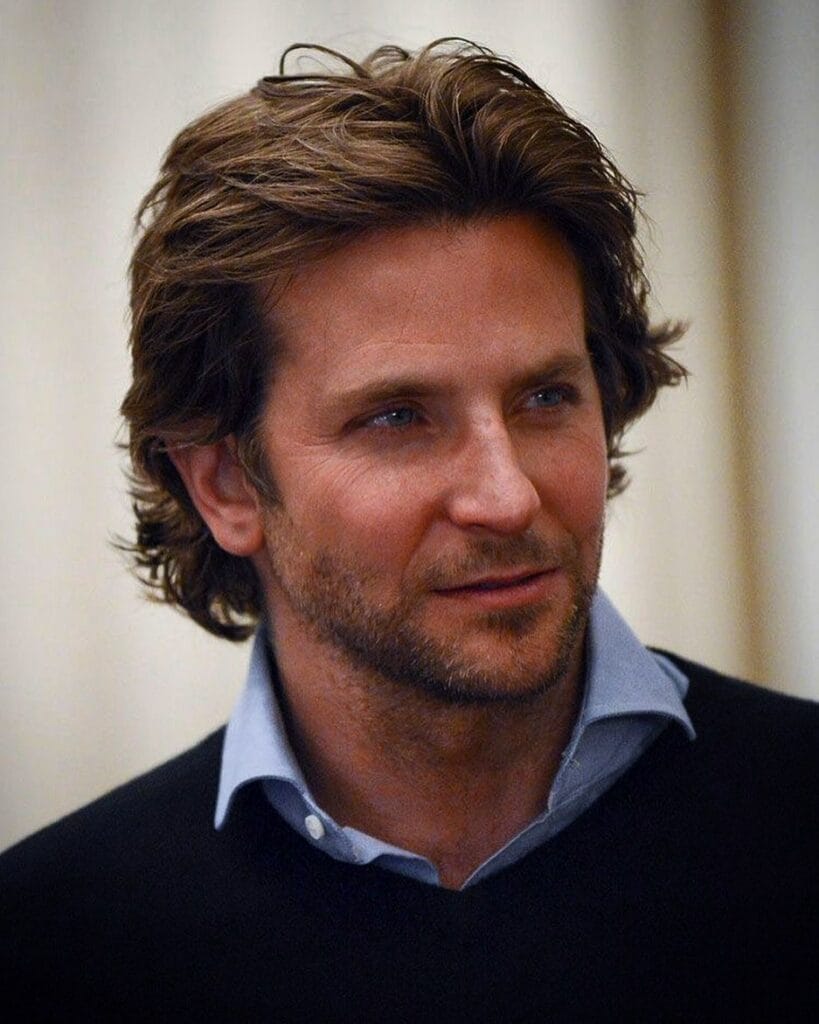 bradley cooper hairstyles 20 1 23 Celebrities Who Prove Flow Haircuts Are Hot Right Now