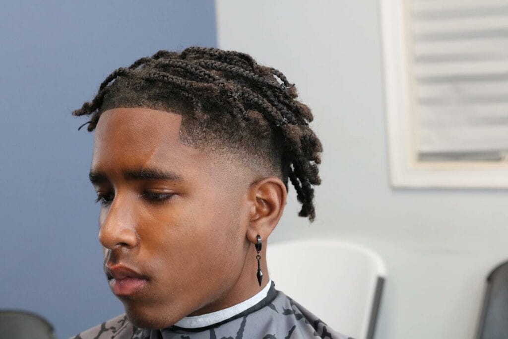 Drop Fade: Elevate Your Style with This Sharp Haircuts 24 Drop Fade Dreads haircut