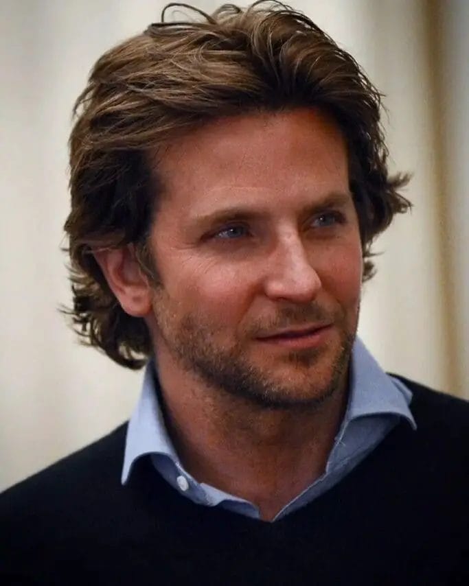 Bradley Cooper Shaggy Layers