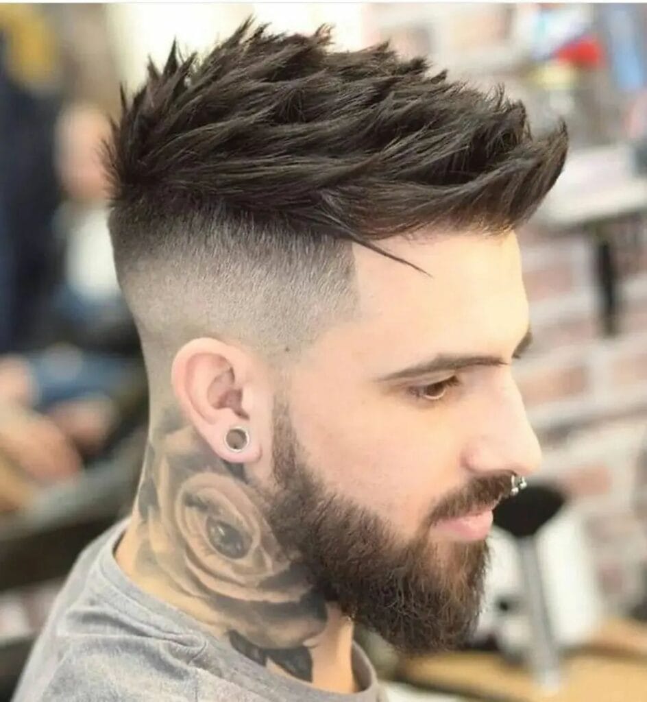 Spiky Pompadour Haircut