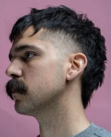 Timeless Mullet Haircut For A Daring Fashion Statement 3 Asymmetrical Fringe with Fade Mullet Hairstyles