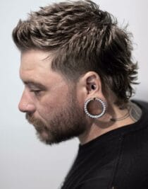 Skin Fade and Short Fringe Mullet Hairstyles