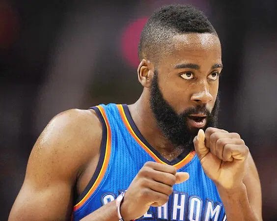 James Harden’s Trimmed Beard