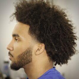 Afro Blowout Haircut