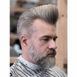 Pompadour With Beard