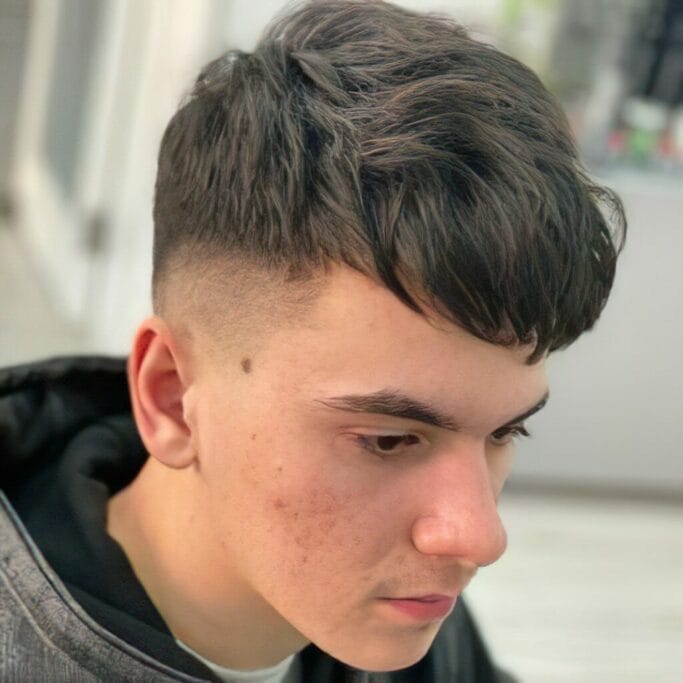 Burst Haircut for White Guys 