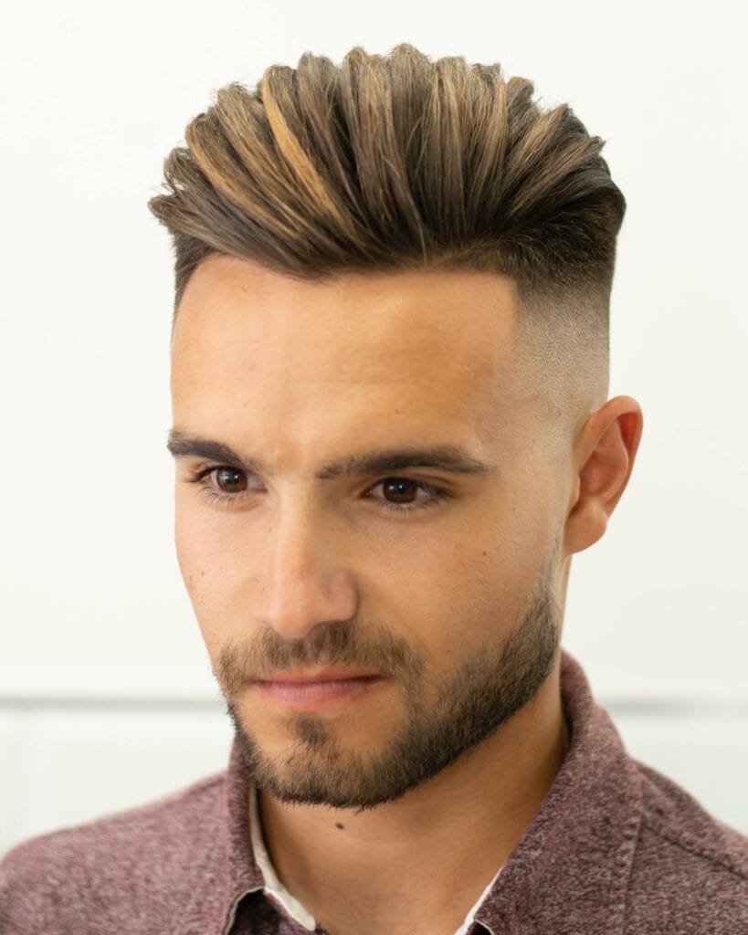 Mid Fade Haircuts That Will Make You Stand Out In a Crowd 23 Brush up
