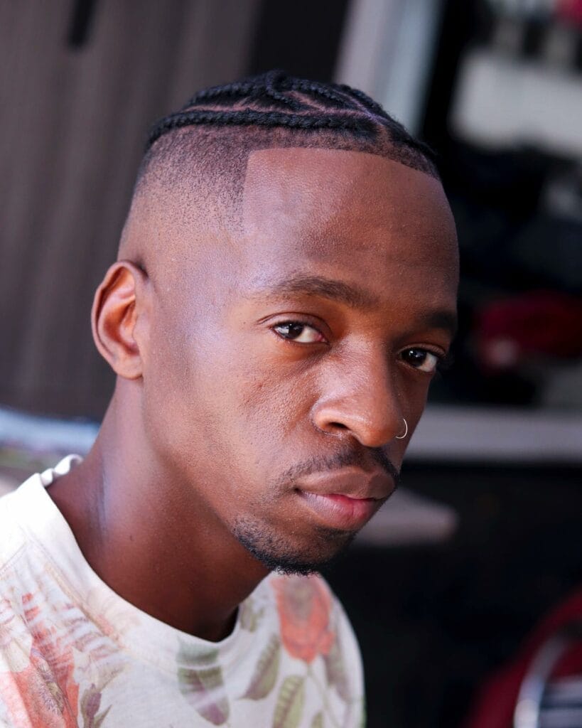 Southside Fade Styles: The Ultimate Guide to Modern Haircuts 7 Southside fade + braided top