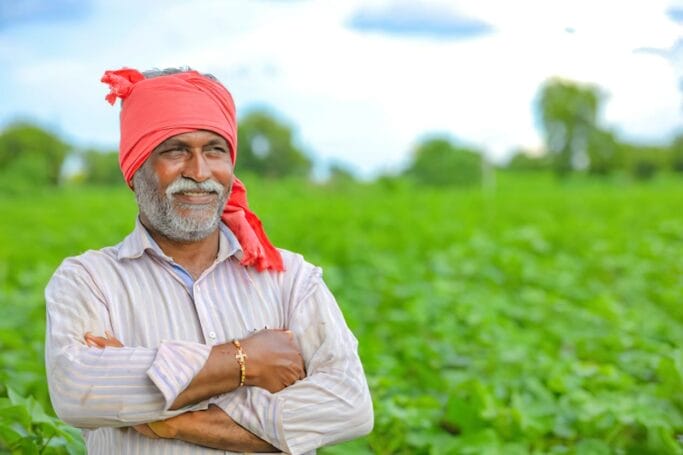 Indian Farmer Mustache