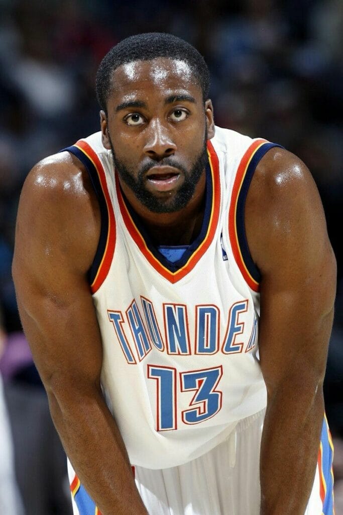 The Mystery of James Harden's Missing Beard 7 James Harden Heavy stubble