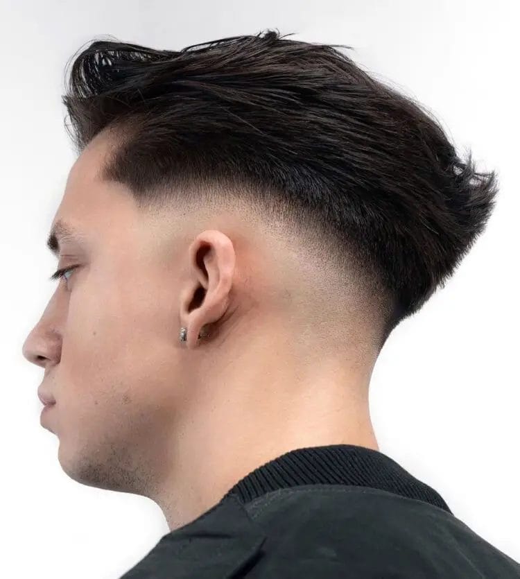 Cowlick Angular Fringe Haircut