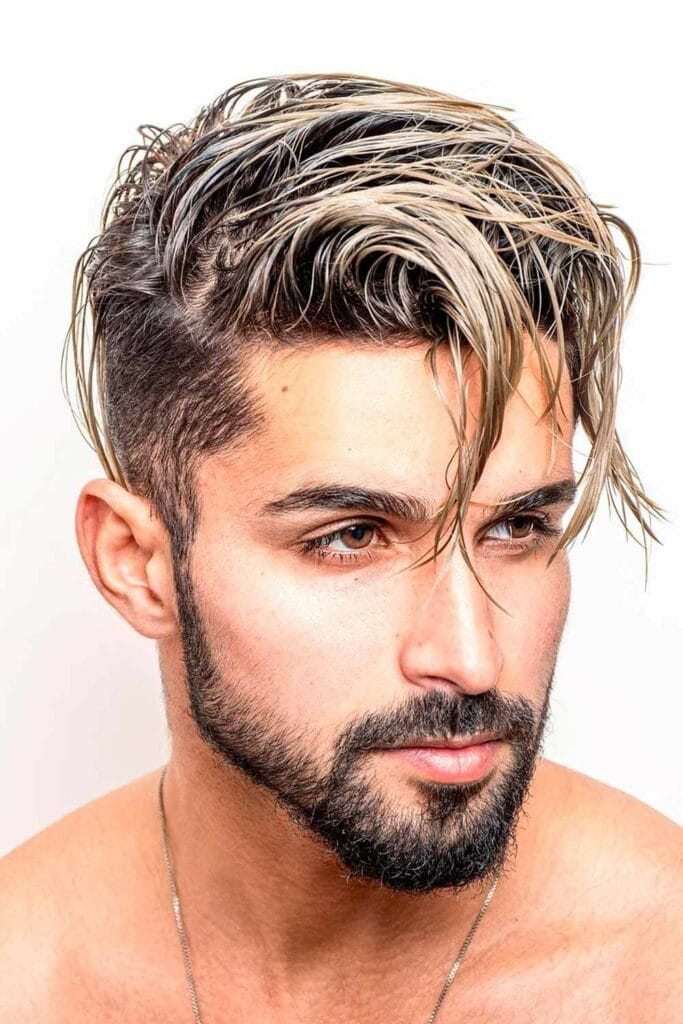 Men's Scissor cut Hairstyles: The Best 11 Haircuts that Will Up Your Style Game 8 Side-Swept Fringe Haircut