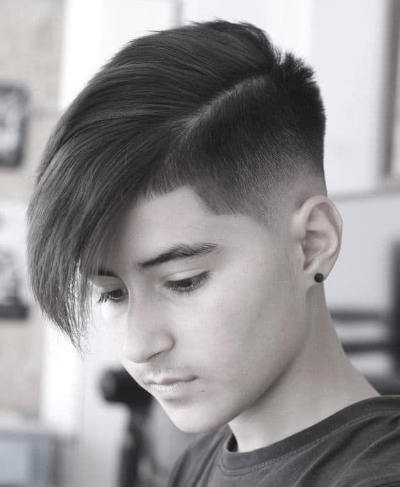 Men's Scissor cut Hairstyles: The Best 11 Haircuts that Will Up Your Style Game 11 Side-Parted With Fringe