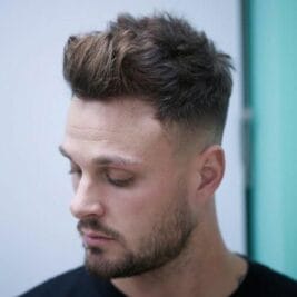Blonde Hairstyles for Men with quiff