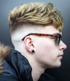 Tousled Blonde Hairstyles for Men