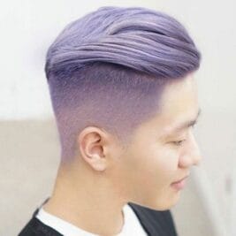 Lavender highlights mens hair color