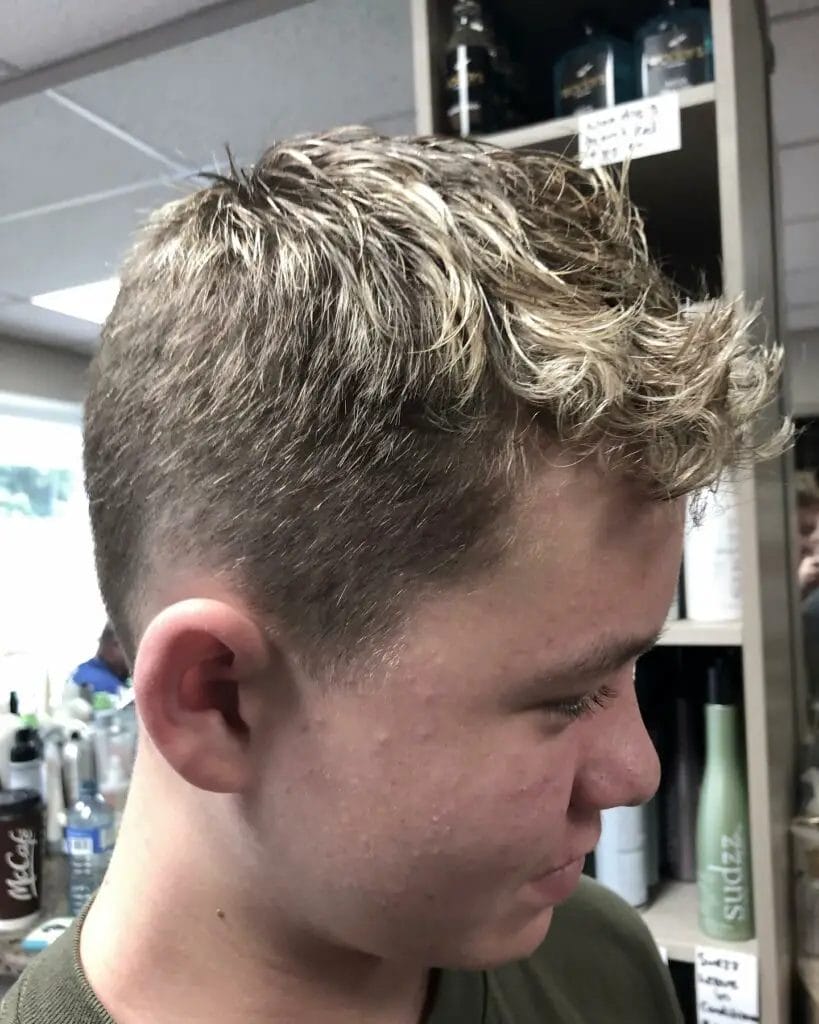 highlights mens hair color brown