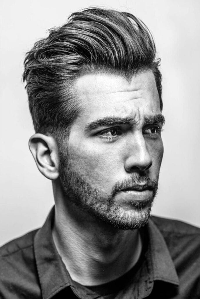 33 Slicked Back Haircut for a Sleek and Youthful Appearance 8 Hipster Style Slicked Back