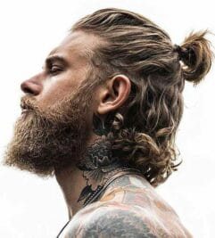 Messy And Curly Viking Hairstyles