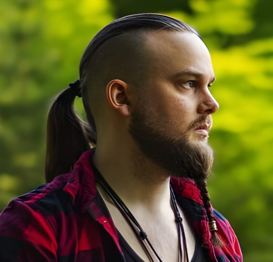 Braided Beard Style: 21 Badass Haircuts For Formidable Warriors 13 Tight Braided Beard