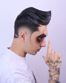 Male Textured Fringe Haircut