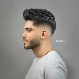short Men's Fringe Haircut 