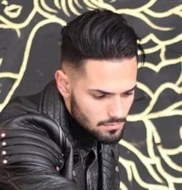 Low fade Men's Haircuts for Round Faces