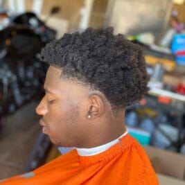 afro Short Sides And Long Top Haircut