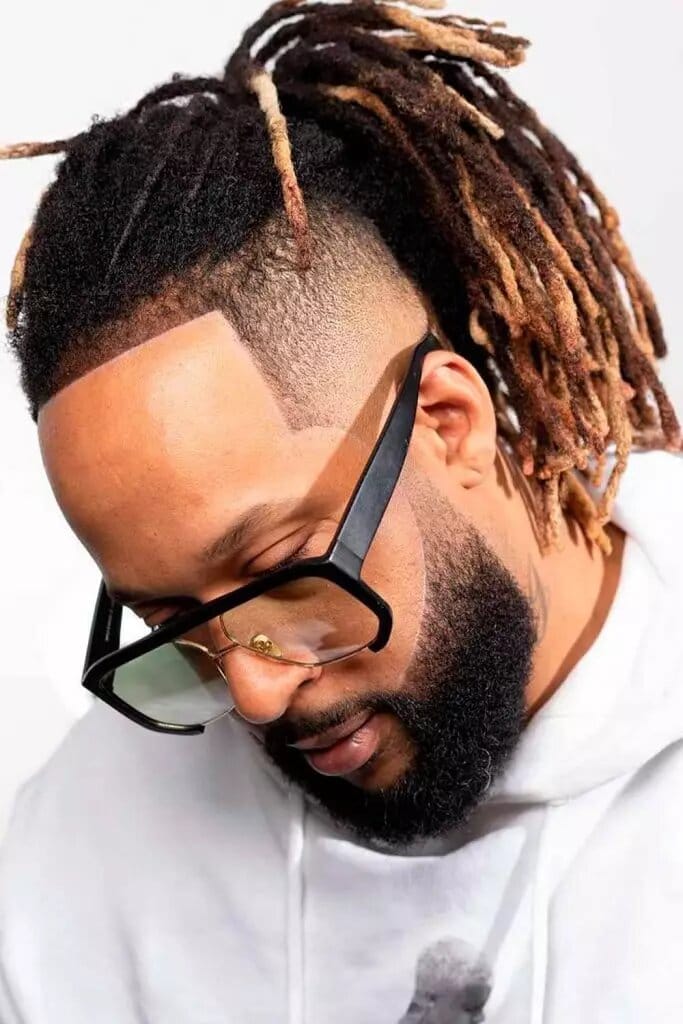 50 Dreadlocks for men that will put people in a dazzling trans 38 two tone Dreadlocks for men