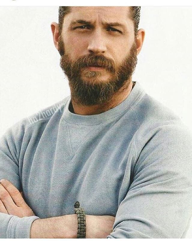 13 Tom Hardy's Beard Styles Worthy Copying even if You Hated Venom 4 tom hardy royal goatee