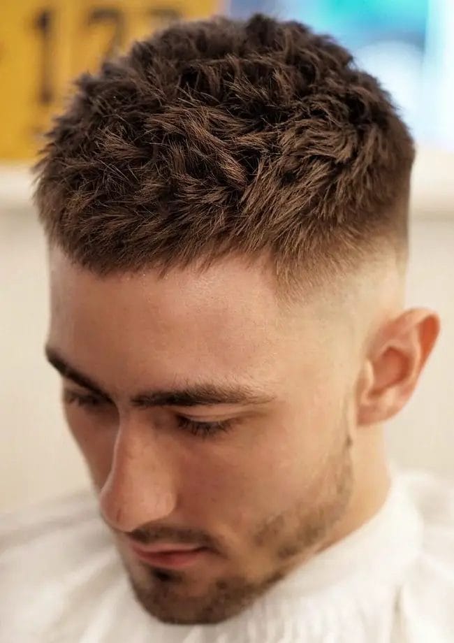 Textured Haircut For Men With Thin Hair