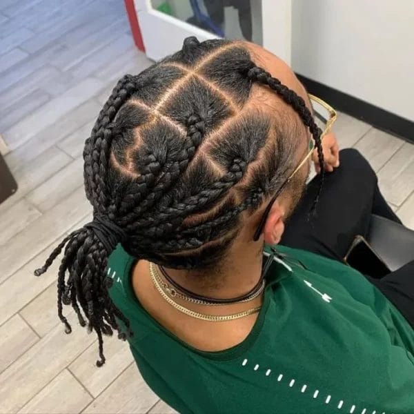 Four Braids Hairstyles For Men