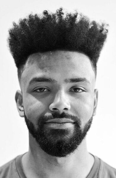 High top Afro Hairstyles for Men