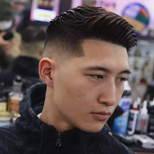 Spiky Asian Hairstyles Men