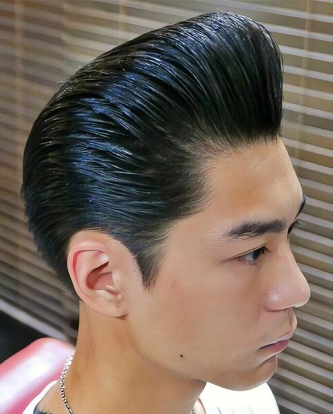 Pompadour Asian Hairstyles Men