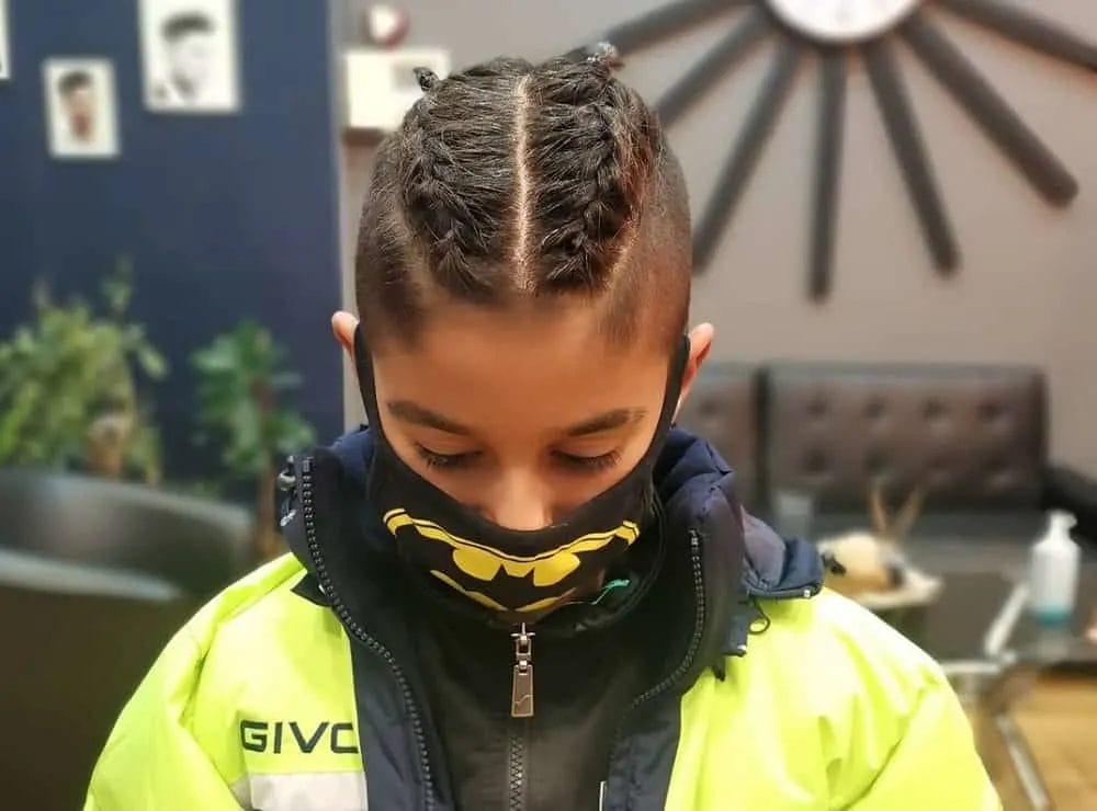 Boy Braids with Beaded Ends