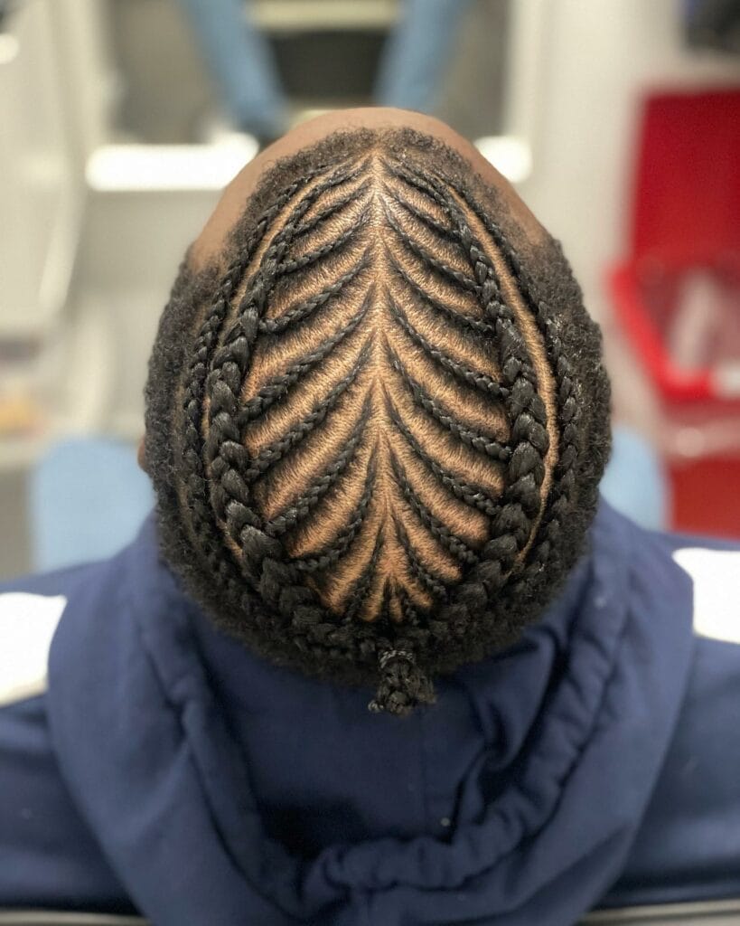 30 Trendy & Sophisticated Man Bun Braids Hairstyles of All Time 26 Man Bun BraidI