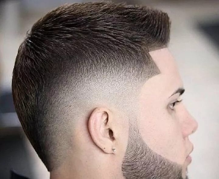 Bald fade Men's Haircuts for Receding Hairlines