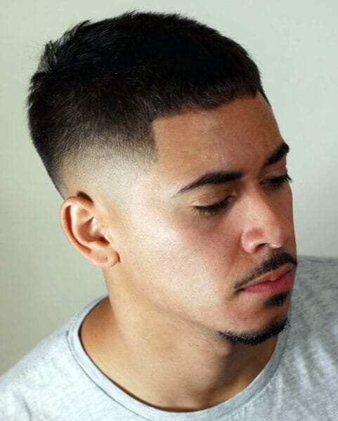 The Crop Top Fade: Your Ultimate Style Guide 29 High Fade Crop Top with Design