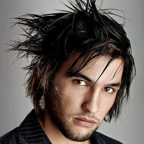 Subtle Spikes Emo Hairstyle for Guys