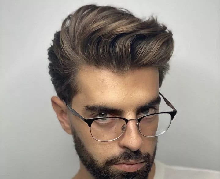 Feathered Hairstyles for Men