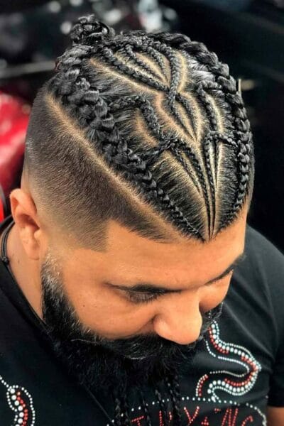 Four Braids Hairstyles For Men